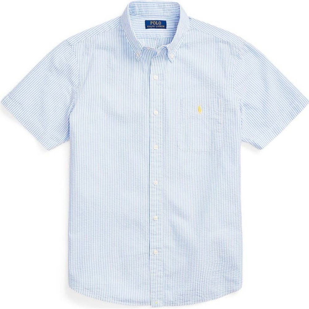 Polo Ralph Lauren Classic Fit XXL Short-Sleeve Seersucker Button Down Shirt